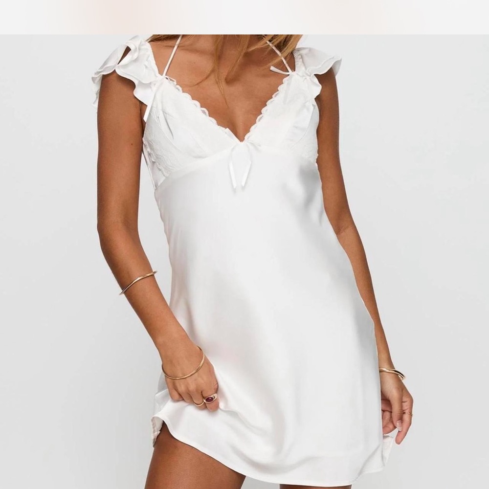 Once In A Lifetime Mini Dress White